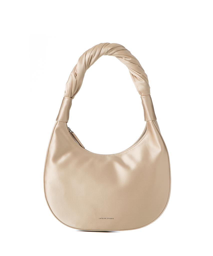 Latelee Studio Pretzel Bag/Silk Beige