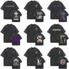 Christliche Religiöse Serie Jesus Vintage Gewaschenes T-Shirt Herren Damen Gothic Rock Übergroß Kurzarm T-Shirts Hip Hop Streetwear
