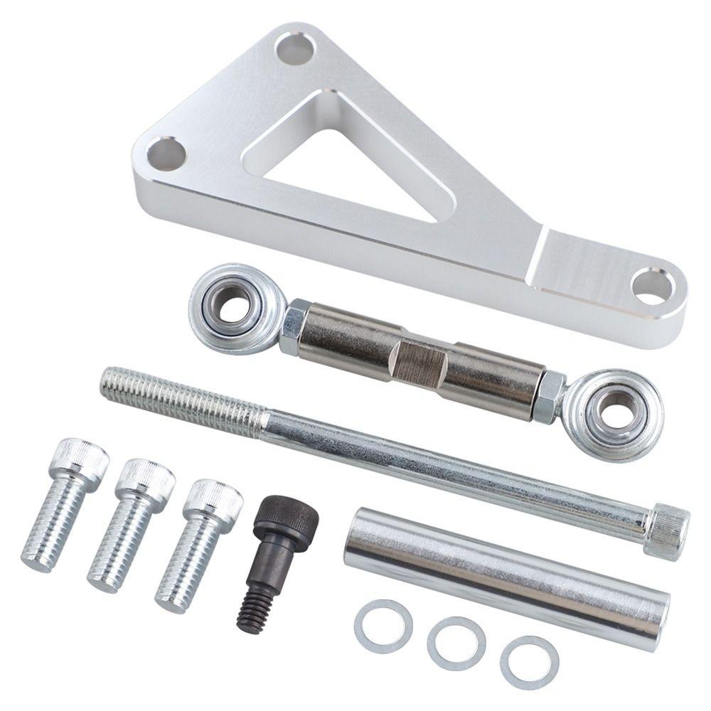 Polished Finish Alternator Bracket Kit Adjustable Design Adjustable Bracket Kit Engine Replacement