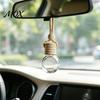 Car Air Freshener Ornament Perfume Bottle Pendant, Creative Hanging Diffuser Indoor Aromatic Decor for Vehicle, Portable Essential Oil Holder,