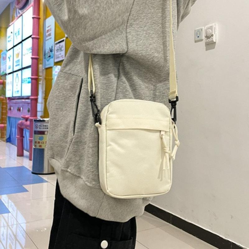 1Pc Boys Mori Small Satchel Ins Trendy Shoulder Bag Men's Sports and Leisure Small Backpack Women's Simple New Messenger Bag