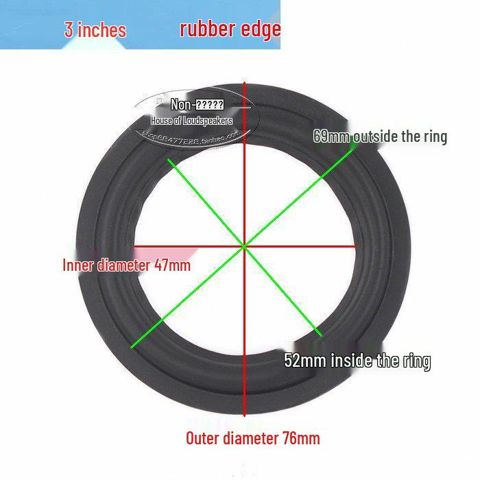 4-12 Inch Speaker Rubber Surround Edge Repair Rings