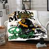 Bob Marley Customize Your Name Blanket Lightweight Personalized Blanket Soft & Cozy Suitable for Picnics Seaside Office Chair Home Decor All-Season Us
