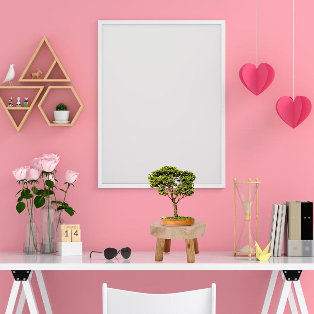 حامل نباتات داخلية خشب حامل أوعية الزهور مقعد خشبي حامل أوعية الزهور الخشبي