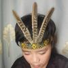 Elegant Feather Headband Cosplay Costume Ethnic Hairband For Adult Children Stage Props Accessories and Themed Parties