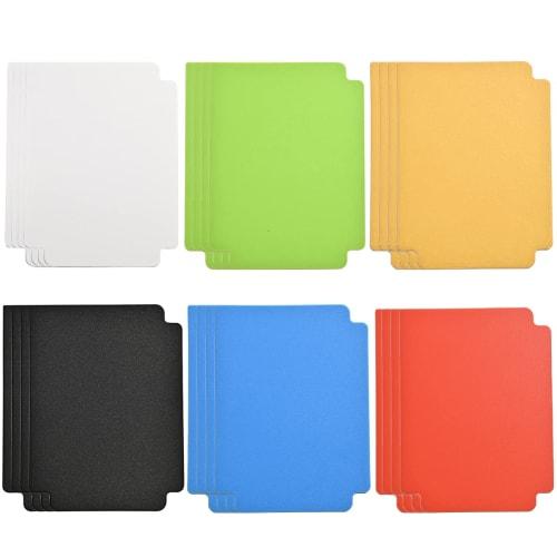 LIKENNY Card Separators, 6 Colors, Card Dividers, Dividers for Cards [Perfect for Dividing and Sorting Trading Cards in Deck Cases] Storage, Card Game