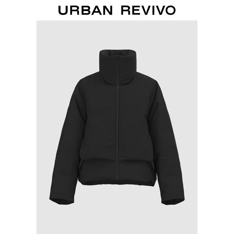 

Женская осенняя куртка пуховик UR со стойкой воротником и застежкой-молнией S