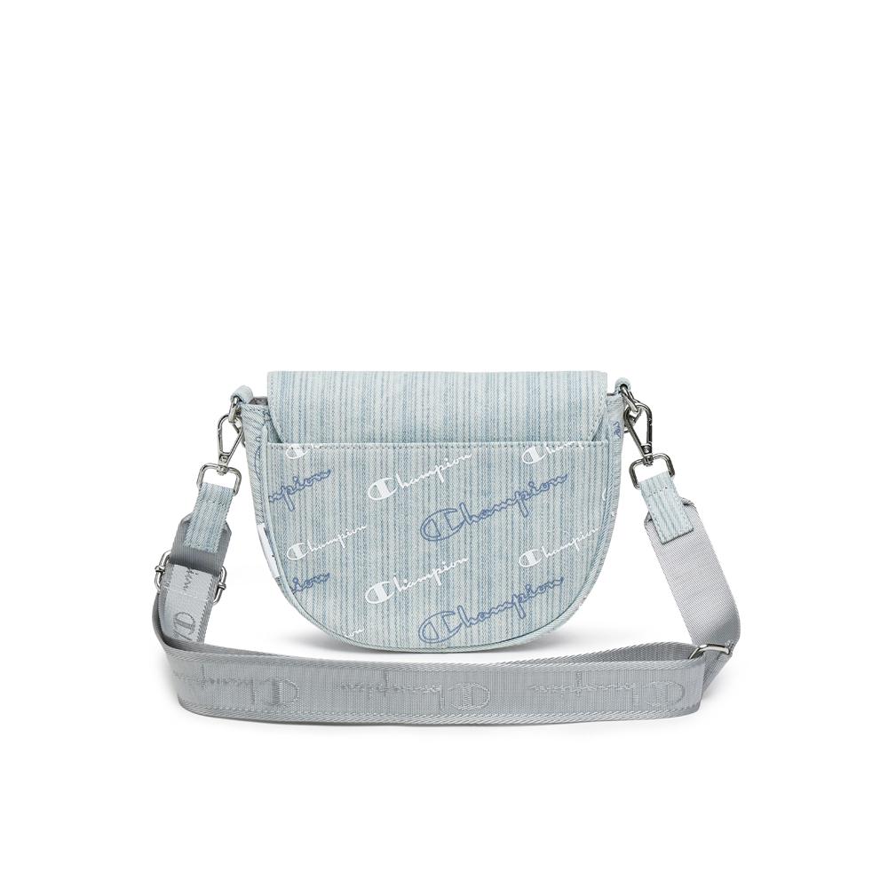New Champion Fabric Backpack Shoulder Bag Unisex Light Denim Blue/Dark Denim Blue U5BACPU38