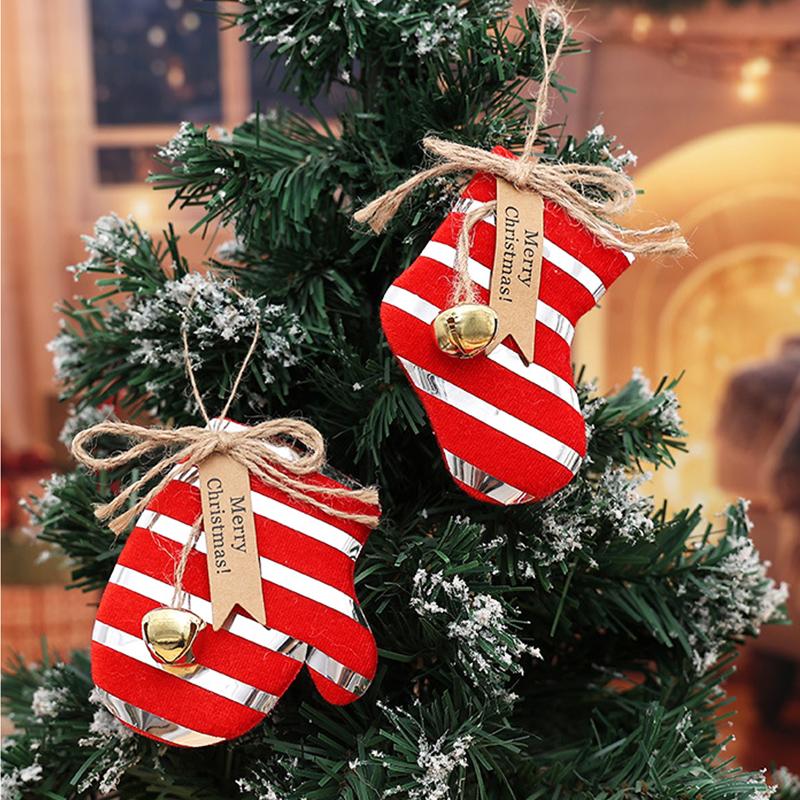 Christmas Window Display Bag Pendants Cartoon Doll Party Twill Design Xmas Atmosphere Mini Pendant Home Decoration Various Styles