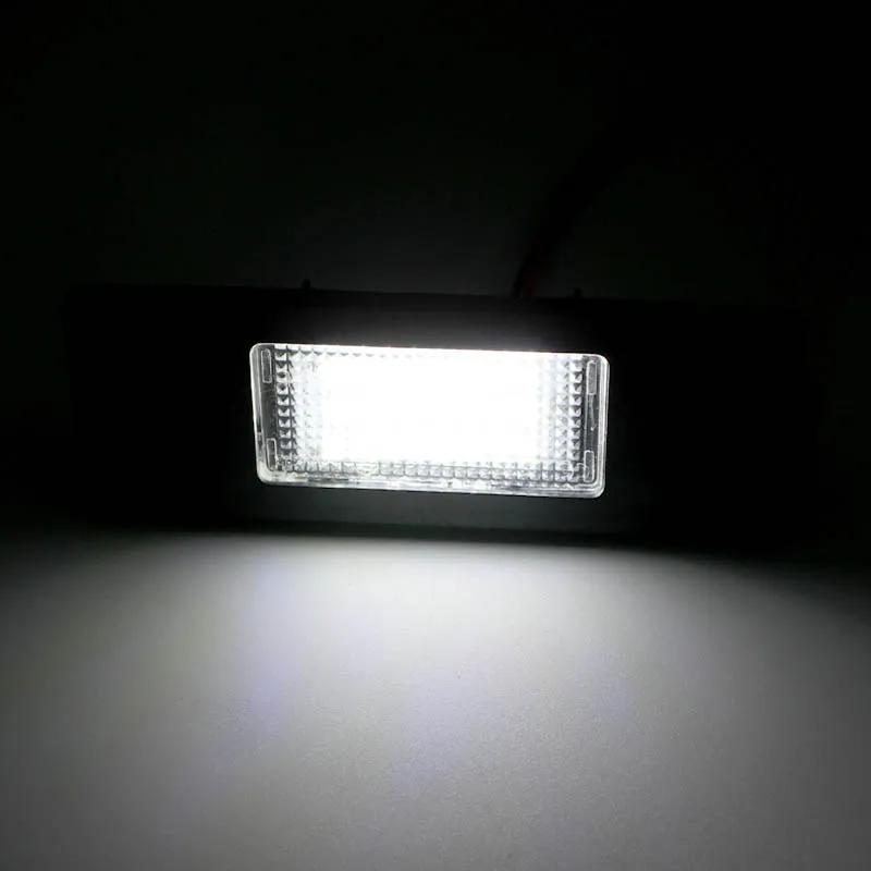 Car Led License Number Plate Light For BMW 1 6 Z Series E81 E87 F20 F21 E63 E64 M6 F06 F12 F13 E85 E86 E89 Z4 I3 I01 Accessories