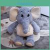 Children Elephant Plush Toy With Short Pile Velvet For Kids Room Decor