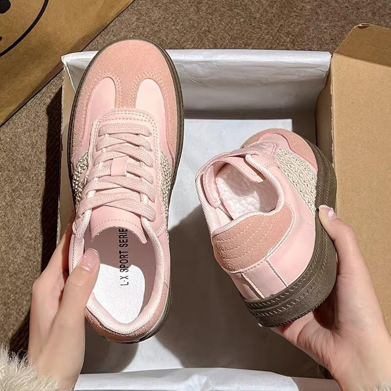 

МОДНЕ ВЗУТТЯ Чоловічі дихаючі спортивні кросівки Спортивне взуття для бігу Відкритий жіночий теніс Тренажер для тренажерного залу 40 рожевий