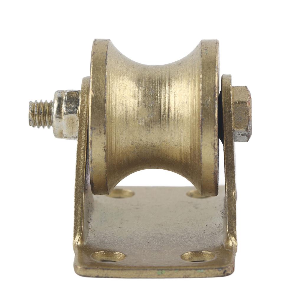 U-Nut Rad Rolltor Drahtseil Schiene Nutenrad Lenkrolle mit Halterung 32mm 1,3 Zoll