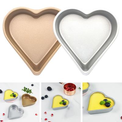 Stampo per Torta Simpatico a Forma di Cuore Antiaderente Facile da Pulire a Rilascio Rapido Fai da Te Mini Resistente al Calore Stampo per Gelatina Utensile da Cucina
