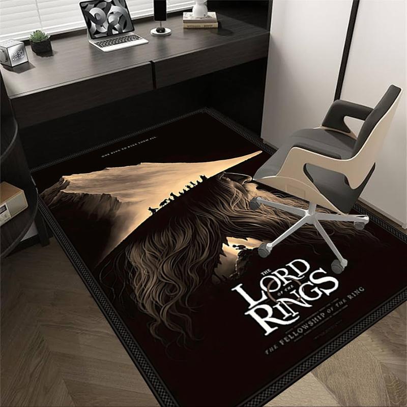 1pc ONE RING TO RULE THEM ALL. Carpet, for Home & Office Decor, Desk Chair Carpet, Festive Gift,Conference Room CarpetL1037 60cm by 90cm
