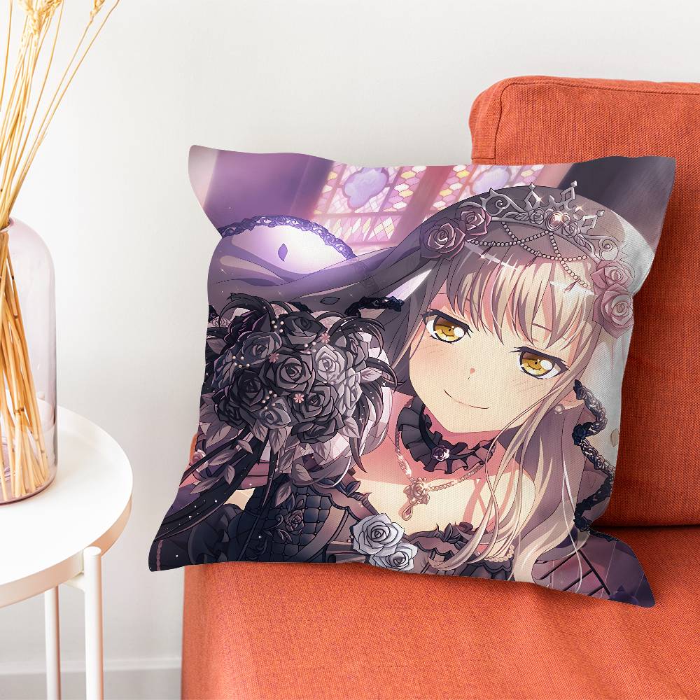 BBanG Dream Anime Pillow Case Plush Fabric Soft Pillowcase Double Sided Print Cushion Cover Household Gifts