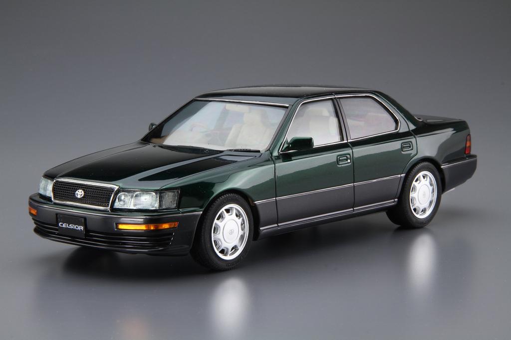 Aoshima Bunka Kyozaisha The Model Car Series Toyota UCF11 Celsior Specification F Package 1992 Plastic Model 1/24 4.0C No.72