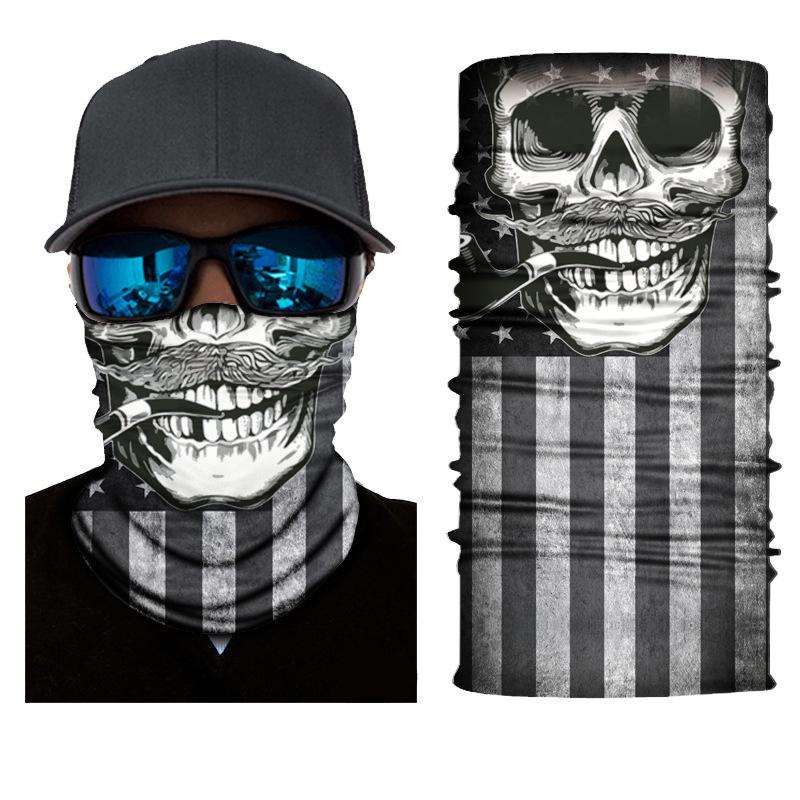 Xunhui Camouflage Multifunctional Cycling Headscarf Mask - Seamless, Sunscreen, Windproof.