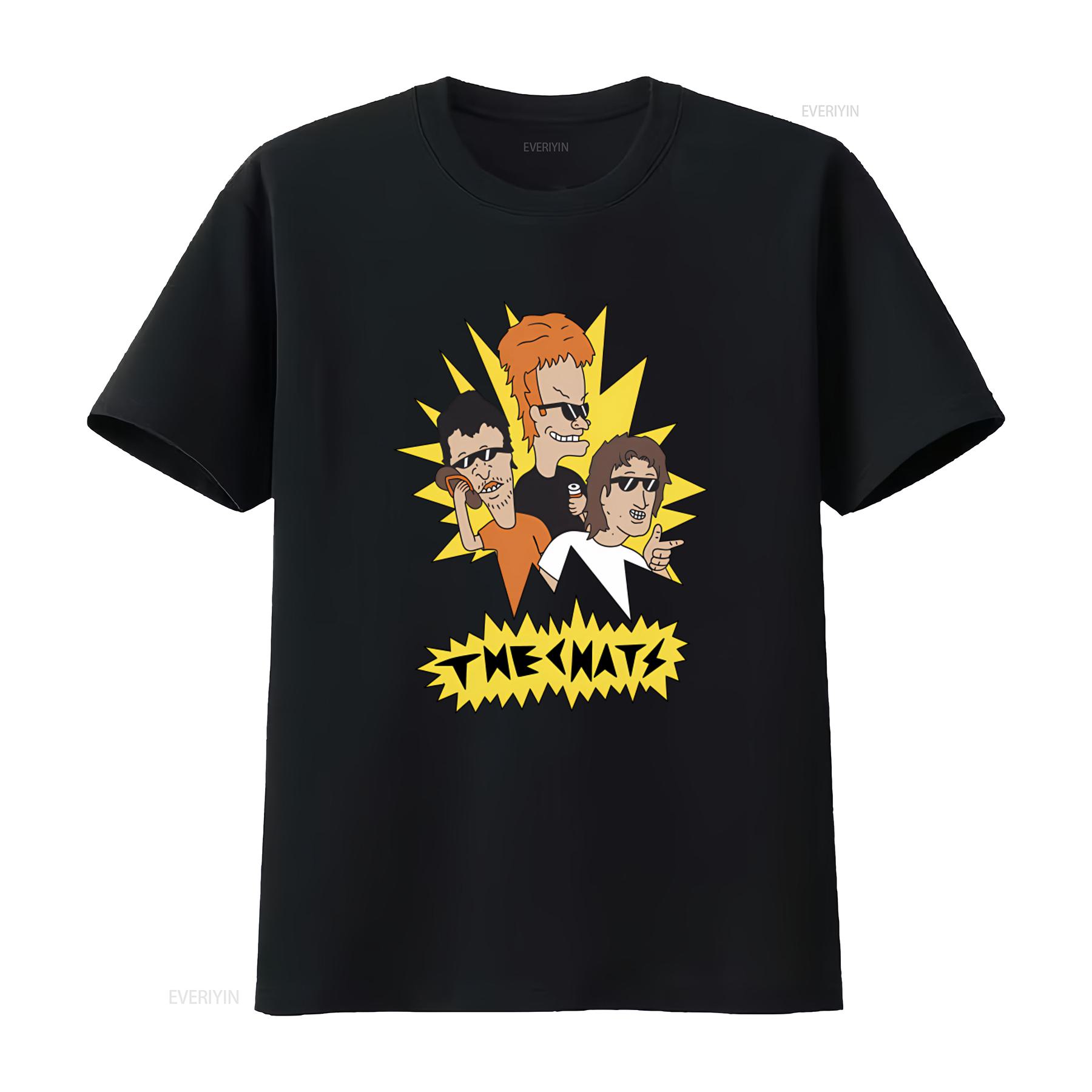 

NEW The Chats Band Cartoon Print Cotton T Shirt All Sizes S 5XL Q804 vintage Washed Breathable Stretched Unisex Stylish 4XL