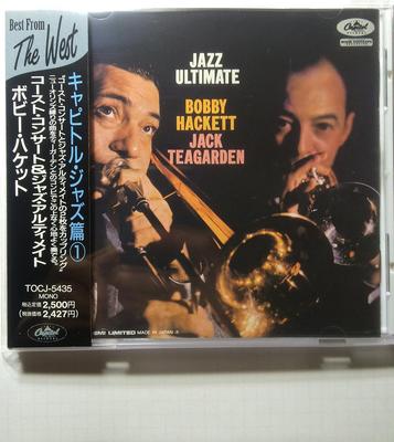 CD BOBBY HACKETT  Coast Concerts  Jazz Attire  TOCJ5435 Japan ObiJazz Used