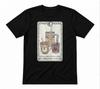 Three Of Cups Cute Funny Drink Lover Tarot Card Tee Gift Black T-shirt