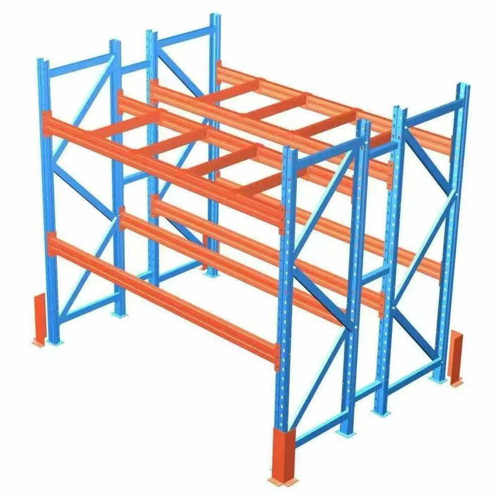 Heavy-Duty Three-Dimensional Cantilever Pallet Rack for Warehouse Storage