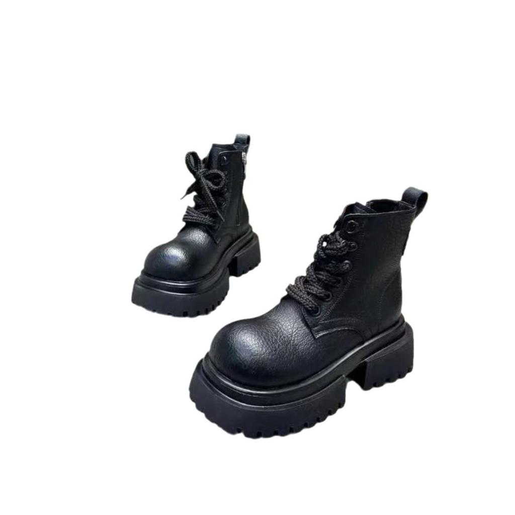 Martin Stiefel Herbst neu großer Kopf Werkzeugstiefel dicksohlige Muffin Lokomotiv Kurzstiefel