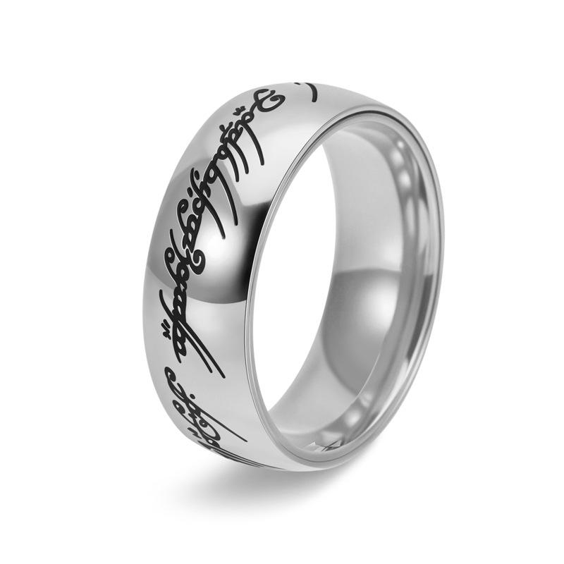 European and American Sex Accessories Rotatable Ring Devil Ring Decompression Men s Ring 2026 no. 5 серебряный