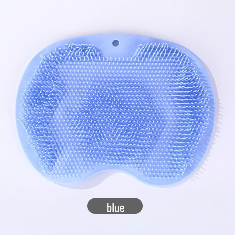 

Нескользящий коврик для массажа стоп и спины для ленивых людей - Мойте и растирайте ноги в ванной Scrubbing Pad синий