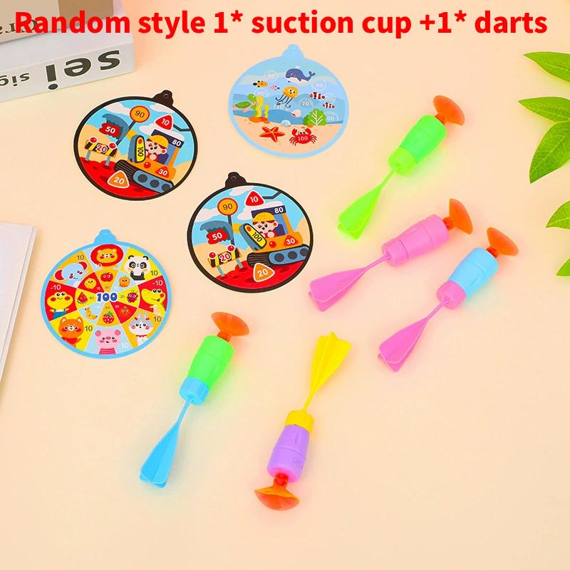 

Cartoon Dartboard Playroom Toy With Suction Cups Paper Construction Kids For
