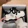 Maillard Black and White Panda Board Shoes Children 2025 New Sports Shoes Versatile Platform Casual White Shoes Women's Tide