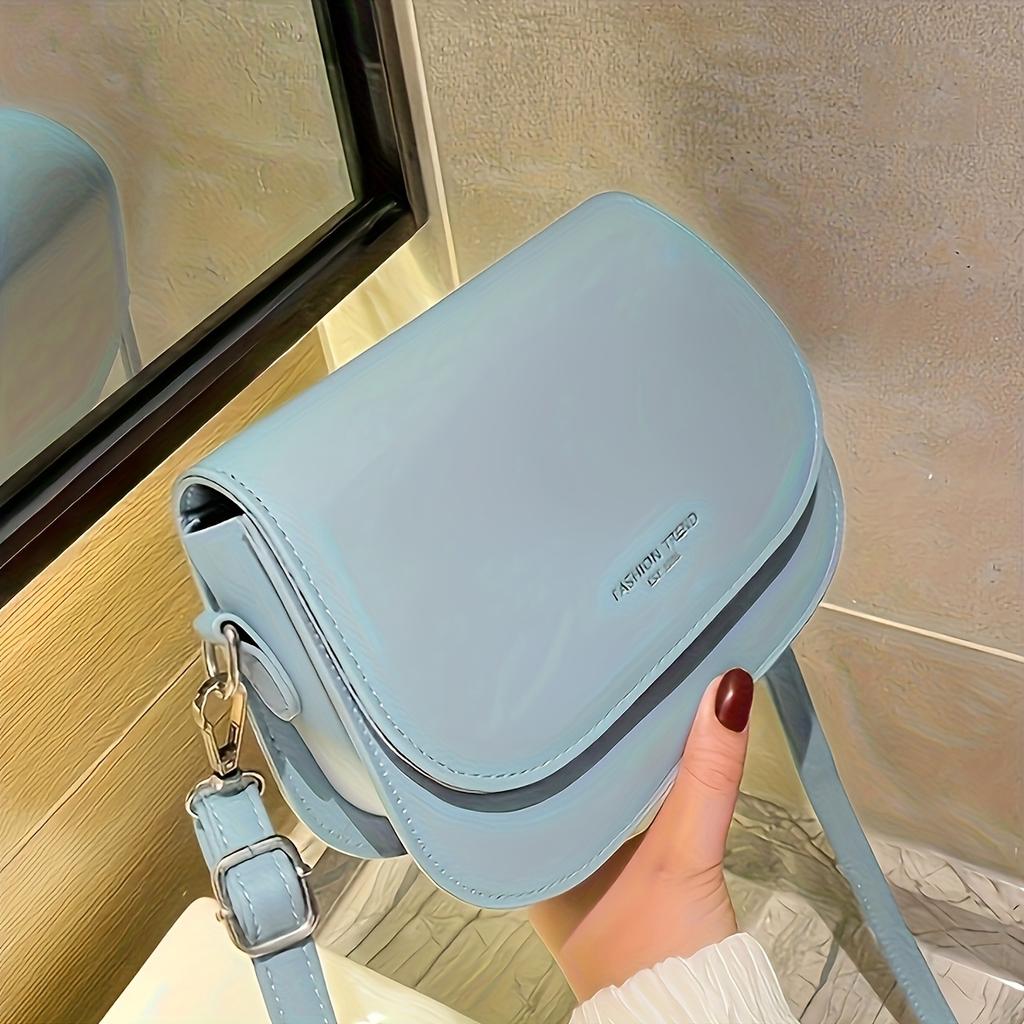 Fashiable and Versatile Crossbody Bags, Simple Solid Color Women's Leather Bag, Suitable for Commuting and Banquets