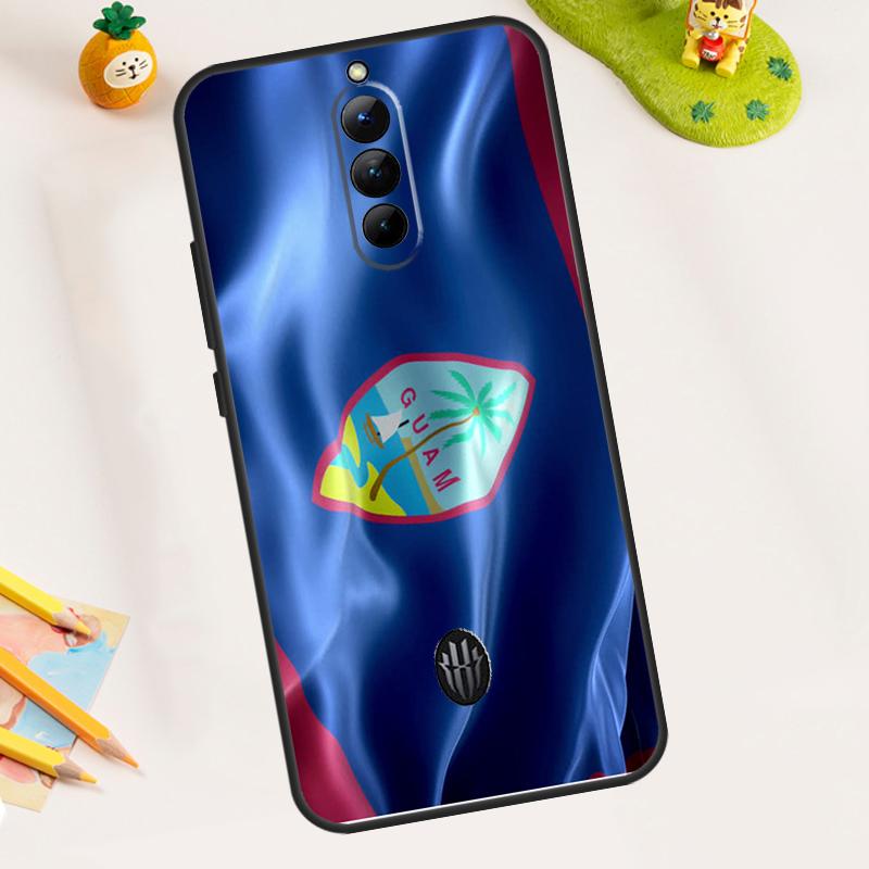 Guam Flag Case For ZTE Nubia RedMagic 11 Pro 10 9 8 8S 9S 10S Pro Plus 5G 5S 6 7 6S 7S Pro 11 Air Cover