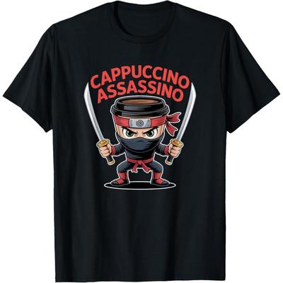 Cappuccino Assassino Italiaanse Brainrot Meme T-shirt