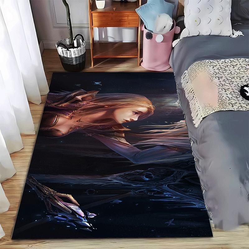 

Overwatch game printed flannel rug, non-slip, suitable for decorating bedrooms, living rooms, and children s rooms 40x60cm( 15x23in )