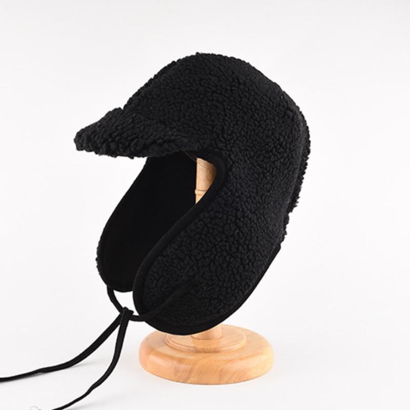 Thunderhead Cap Men's Fall and Winter Warm Cotton Cap Children's Mask Cap Plush Ear Protection Cycling Cap Europe and The United States
