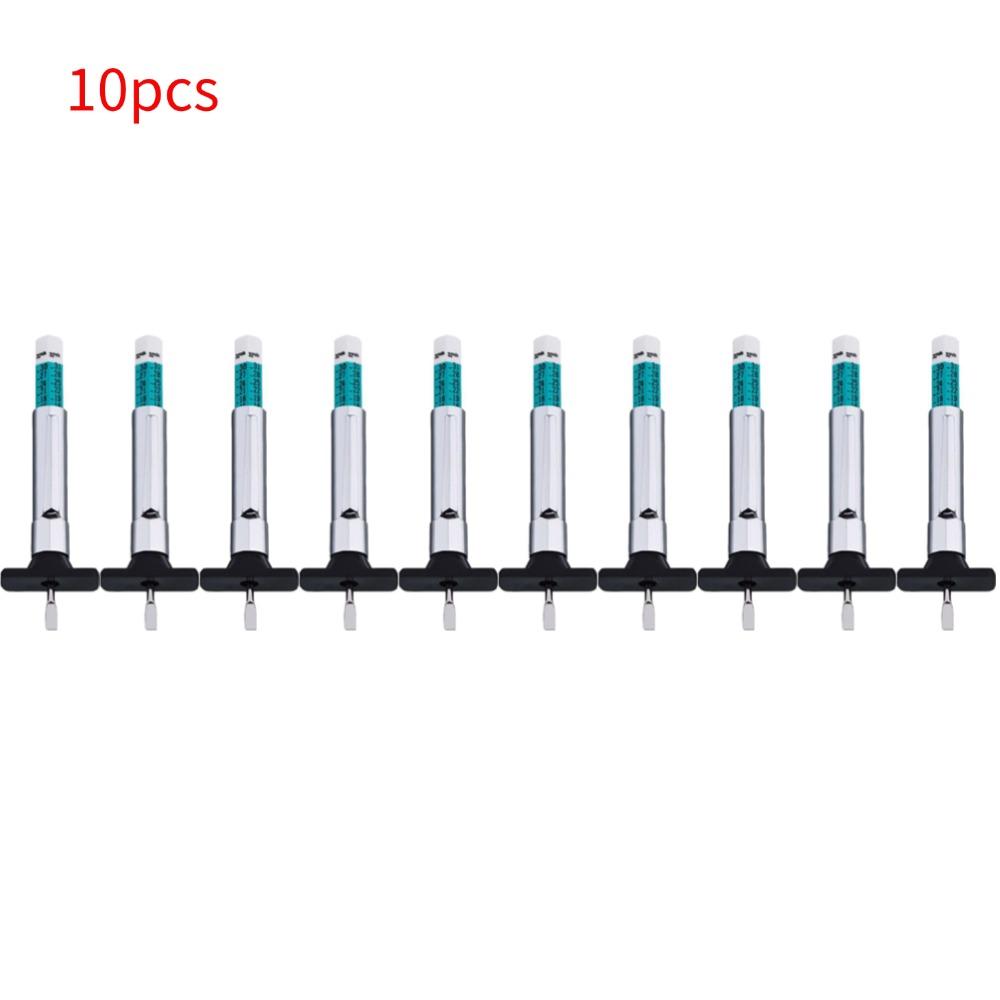 25mm Car Tyre Measuring Pen Universal Tire Tread Pattern Depth Measuring Tool AutomotiveTire Depth Feeler Gauge Tire Ruler