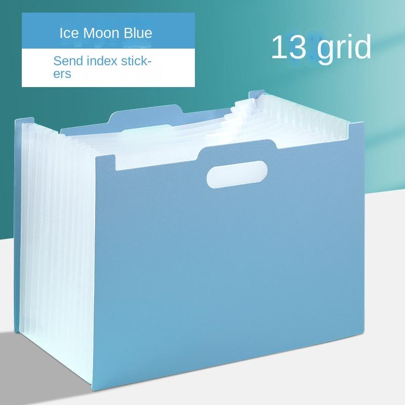 Desktop vertical folder miter organ bag Multi-layer retractable organ storage bag for student test papers