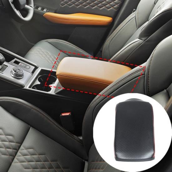 PU Leather Center Console Armrest Box Panel Cover For Mitsubishi Outlander 22-24