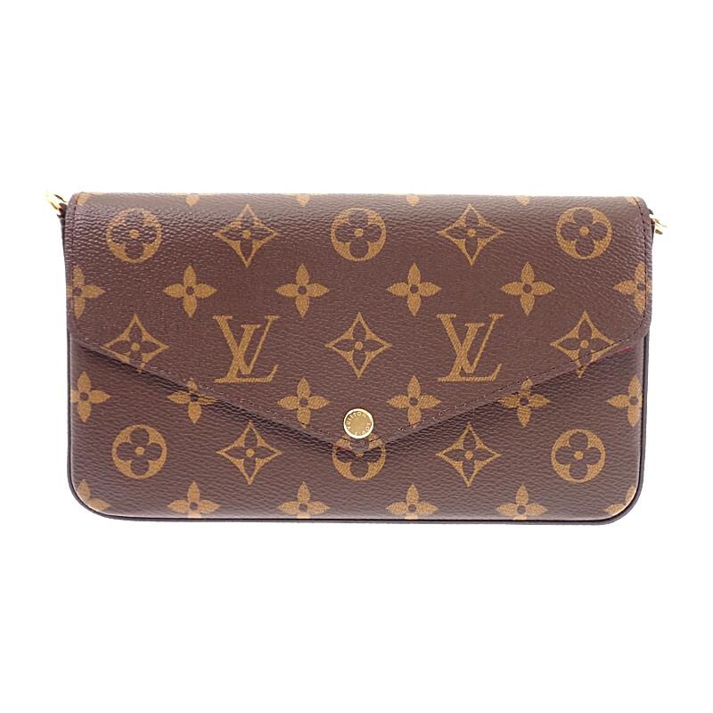 LOUIS VUITTON  M81896 Monogram Shoulder Bag Fuchsia Women