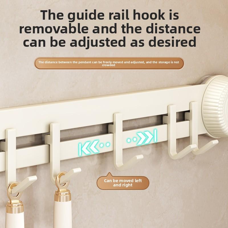 Saugknapfhaken ohne Bohren, Küchen-Badezimmer-Haken ohne Spuren, Haushalts-Wandgarderobenhaken, multifunktionales Aufbewahrungsregal