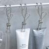 Muji Stainless Steel Hook Wire Clip 4 piecesWidth 2 Depth 5.5 Height 9.5 Cm Silver