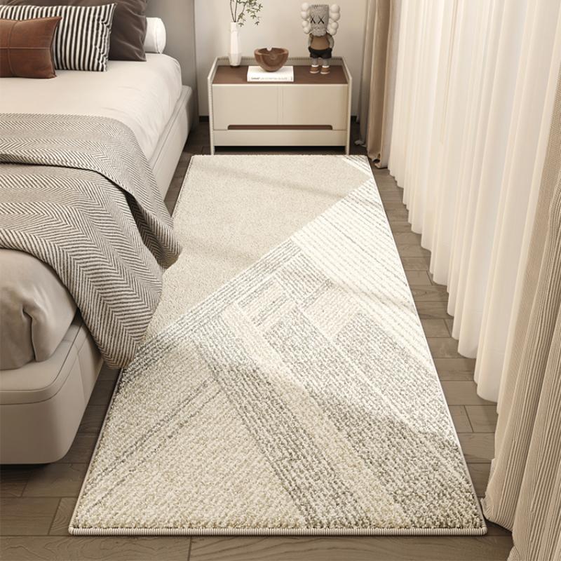 Light Luxury Living Room Decoration Carpet Fluffy Soft Bedside Rug Modern Style Rugs For Bedroom Thick Anti-Slip Study Floor Mat