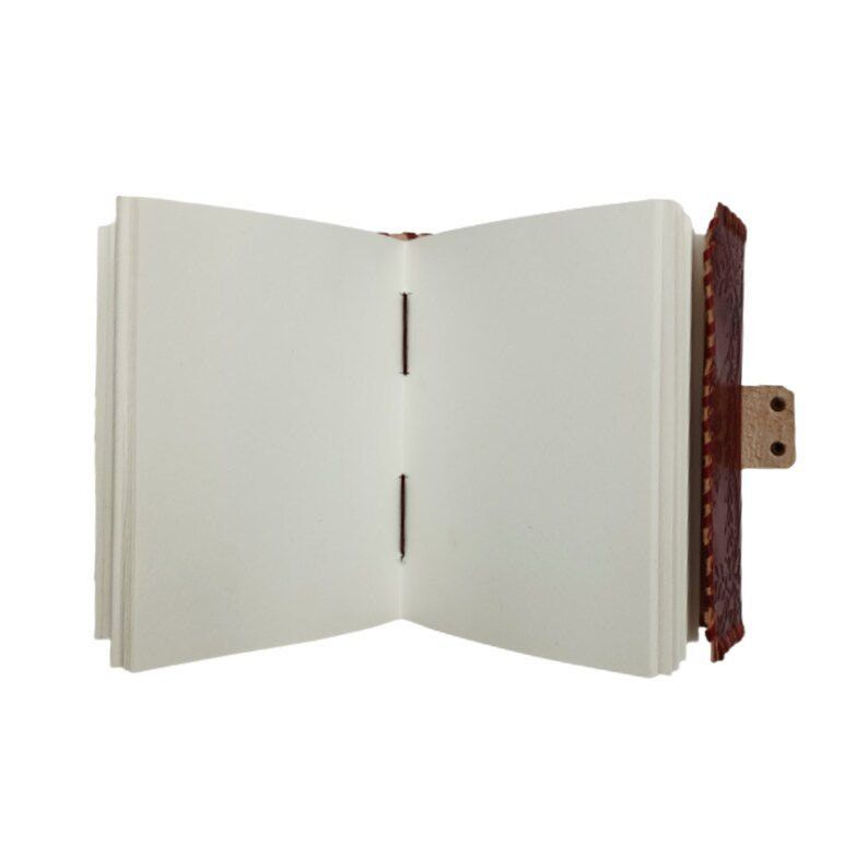 Grimoire Journal,Rustic Leather Notebook Genuine Leather Travel Journal,Vintage Diary Sketchbook,Refillable Journal,A5 Handmade