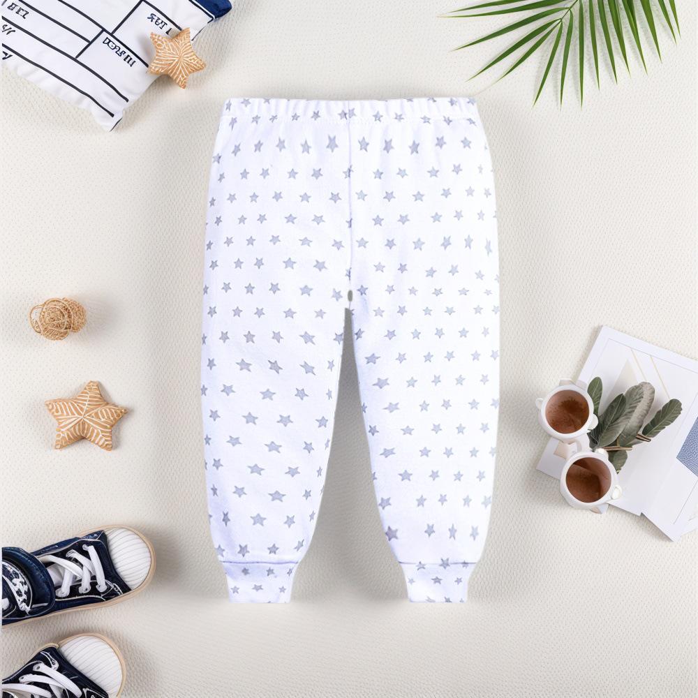 Newborn Baby Cotton Pants - Thin Outwear for Spring & Autumn (0-2 Years)