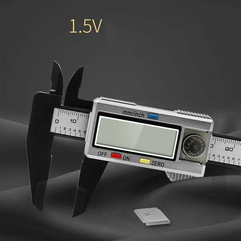 Electronic Digital Vernier Caliper 0-150mm High-strength Plastic Caliper Measuring Tool for Inner and Outer Diameters