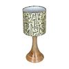 41.1 cm Rustic Wood Table Lamp Bedside Desk Lamps for Living Bedroom Study Night, House Warming Diwali Gift, Fabric Shade