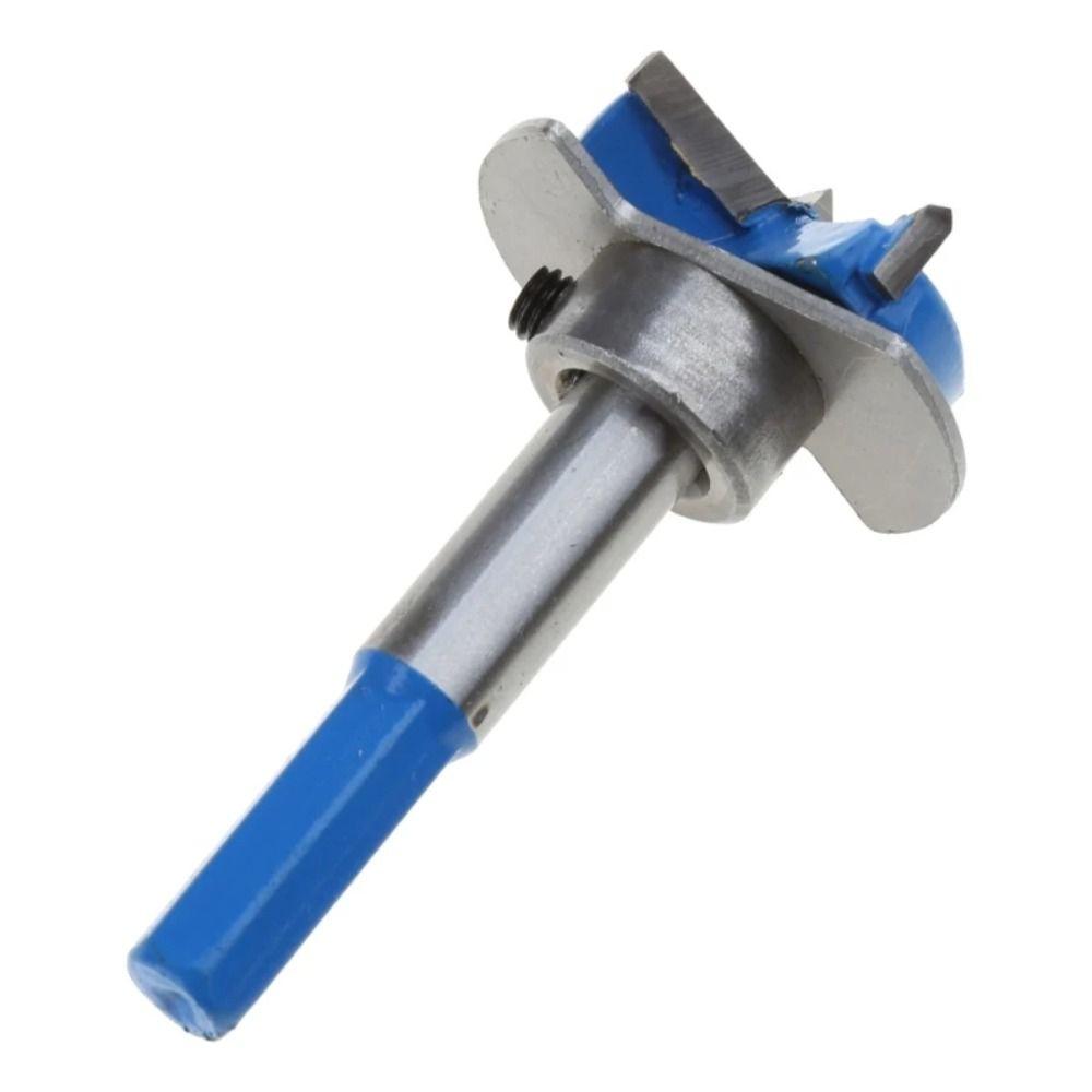 Positioning Forstner Bit Adjustable Depth Hinge Jig Durable 35mm Hinge Boring Bit  Woodworking