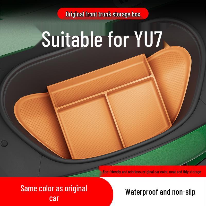 Silicone Anti-Shake Storage Box for Yu7 Front Trunk and Rear Screen
