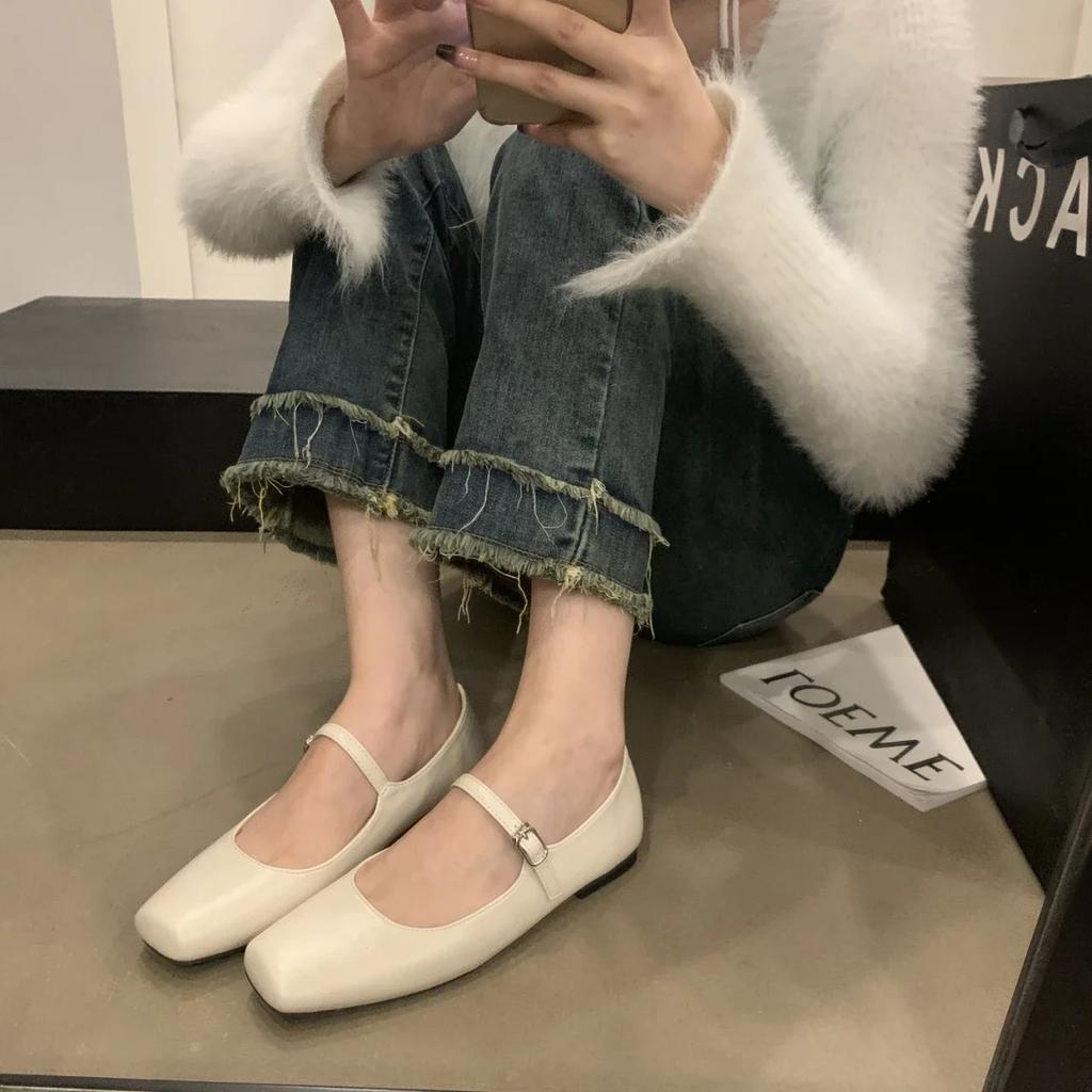 2025 Spring Single Shoes Fashion Shallow Slip On Women Flat Shoes Ladies Casual Outdoor Ballerina Shoe flats shoes